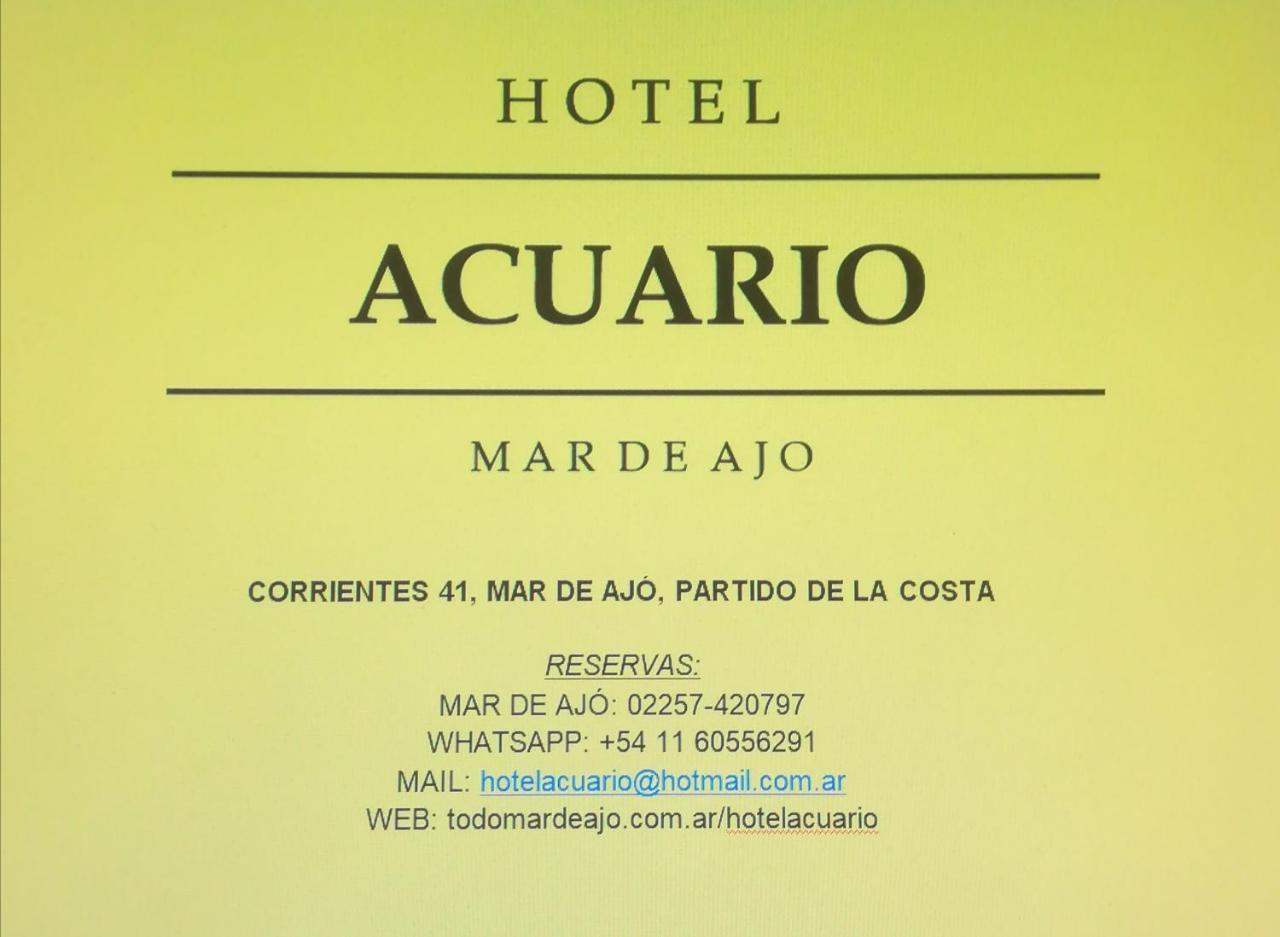 Hotel Acuario Mar de Ajó Zewnętrze zdjęcie